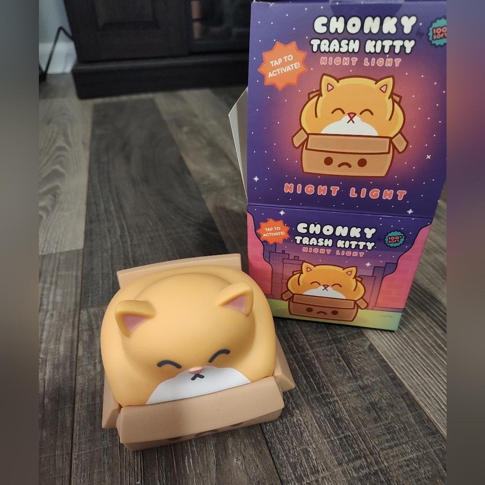 Chonky Trash Kitty Night Light